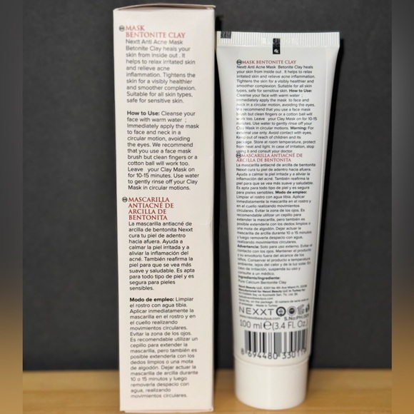 Nexxt Anti Acne Mask Bentonite Clay - Picture 2 of 2